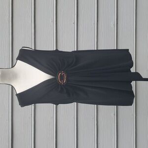 Simply Irresistible Deep V Neck Sleeveless Blouse